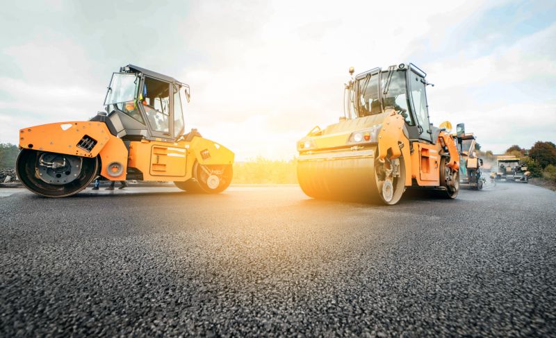 Asphalt Paving Equipment in Action