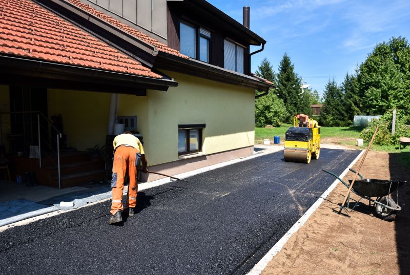 Residential Asphalt Surface Close-up